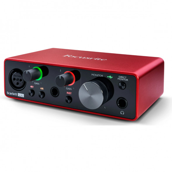 Внешняя звуковая карта FOCUSRITE Scarlett Solo 3rd Gen в Волгограде