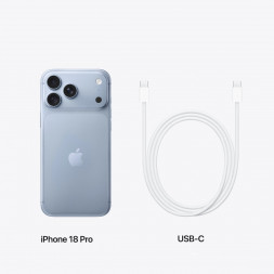 Смартфон Apple iPhone 18 Pro 256GB (eSIM), Glacier