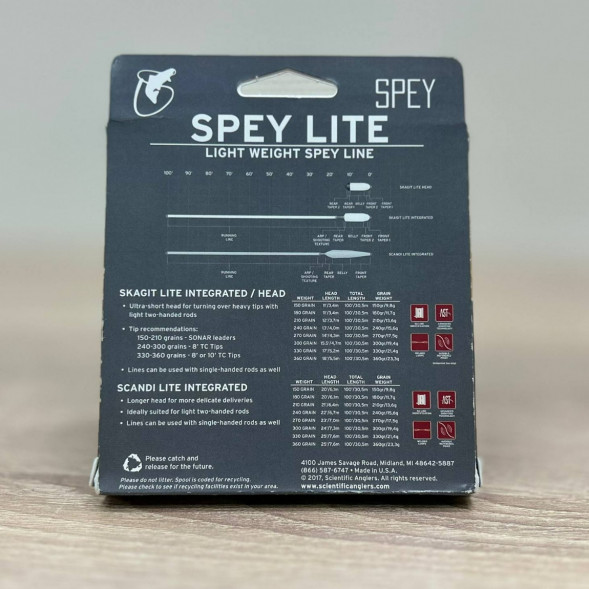 Рыболовная леска Scientific Anglers Spey Lite St-150-F Scandi 128483 в Волгограде