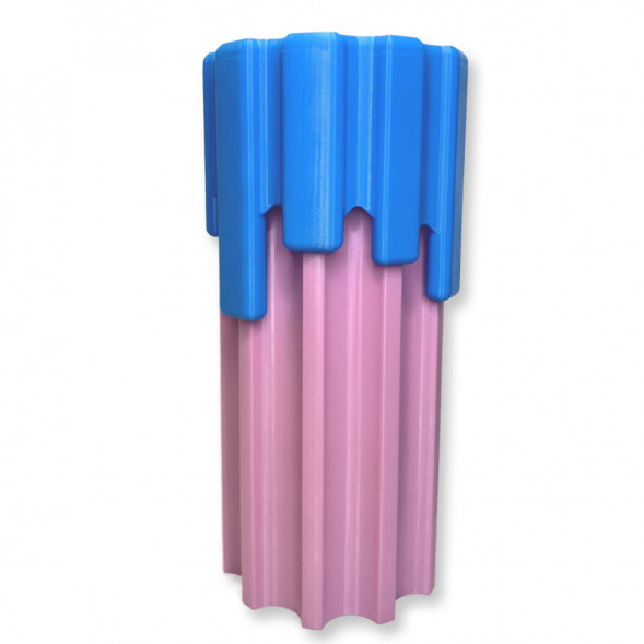 Ваза HatRom Drip, розовый - синий в Волгограде