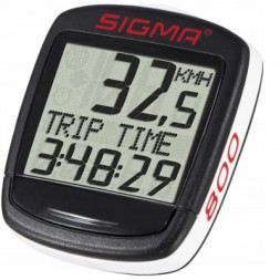 Велокомпьютер SIGMA BC 800, 8 функций, черный