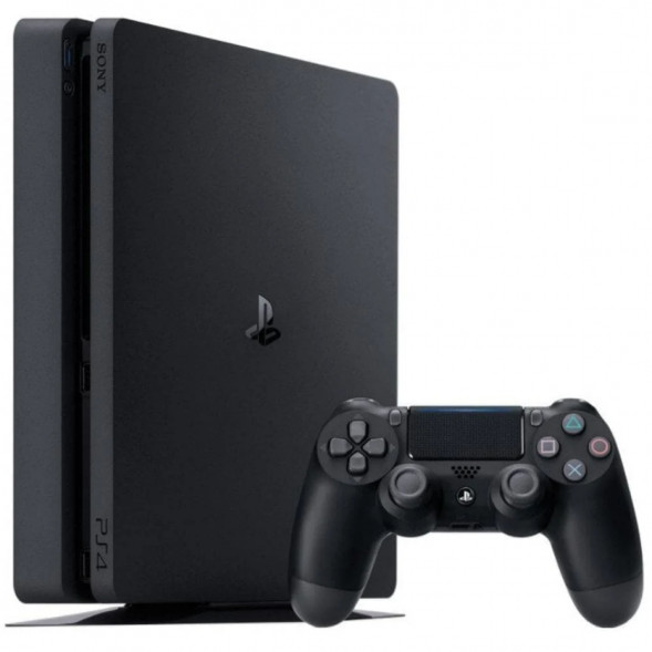 Игровая приставка Sony PlayStation 4 Slim 1TB black в Волгограде