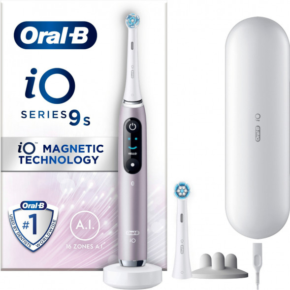 Электрическая зубная щетка Oral-B iO Series 9s (387194), Розовый кварц в Волгограде