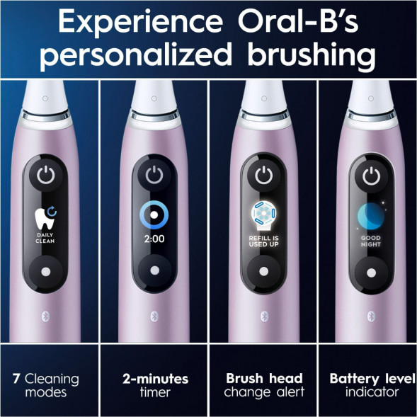 Электрическая зубная щетка Oral-B iO Series 9s (387194), Розовый кварц в Волгограде