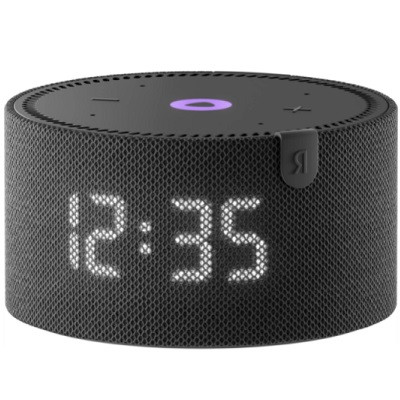 Умная колонка Яндекс Новая Станция Мини (с часами) - умная колонка с Алисой, черный оникс в Волгограде