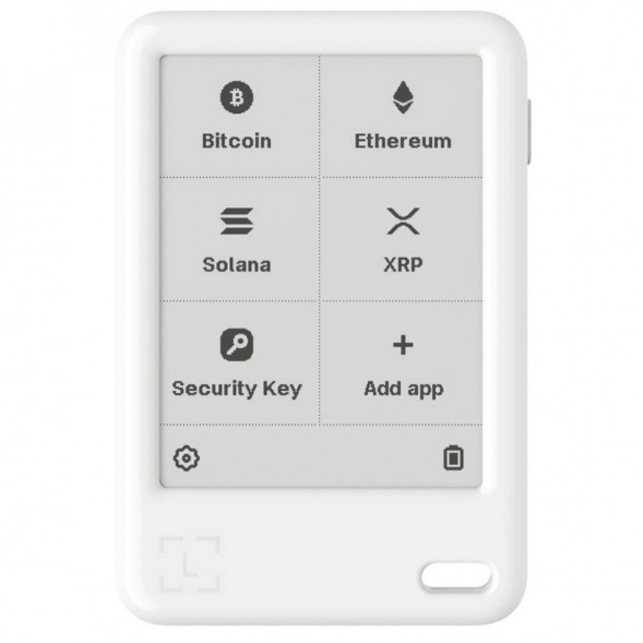 Комплект Криптокошелек Ledger Nano Gen5, белый + Декоративные бейджи (Set 3) в Волгограде
