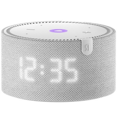 Умная колонка Яндекс Новая Станция Мини (с часами) - умная колонка с Алисой, серый опал в Волгограде