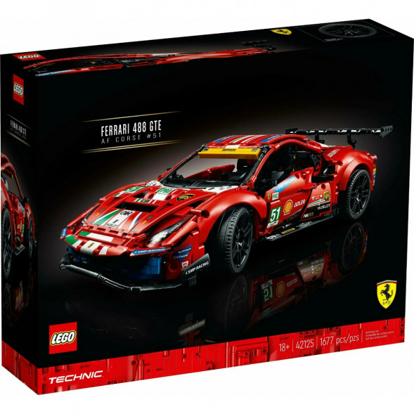 Конструктор LEGO Technic 42125 Ferrari 488 GTE &amp;quot;AF Corse #51&amp;quot; в Волгограде