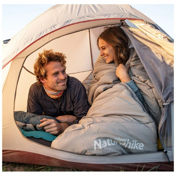 Спальный мешок Naturehike Envelope M180 (левый), зелёный в Волгограде