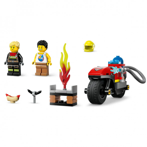 Конструктор LEGO City 60410 Пожарно-спасательный мотоцикл в Волгограде