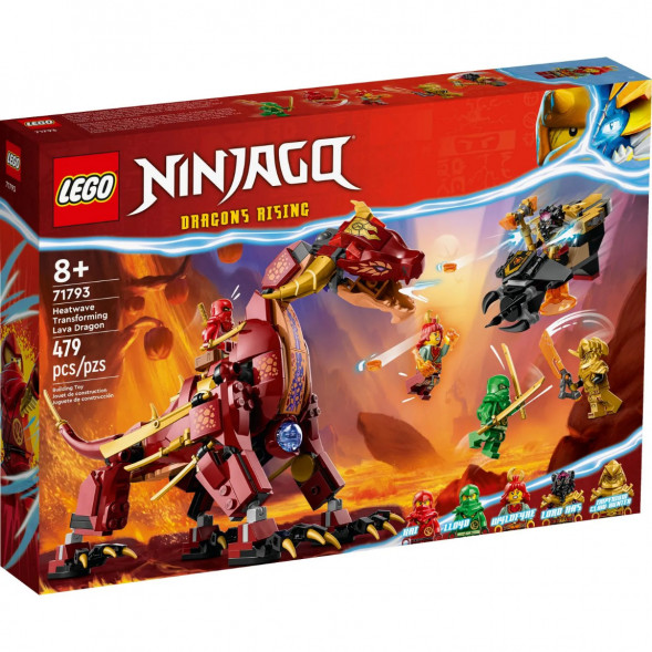 Конструктор LEGO Ninjago 71793 Лавовый дракон-трансформер в Волгограде