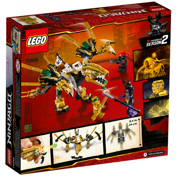 Конструктор LEGO Ninjago 70666 Золотой Дракон в Волгограде