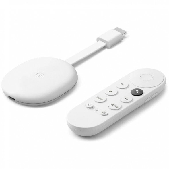 ТВ-приставка Google Chromecast c Google TV, snow в Волгограде