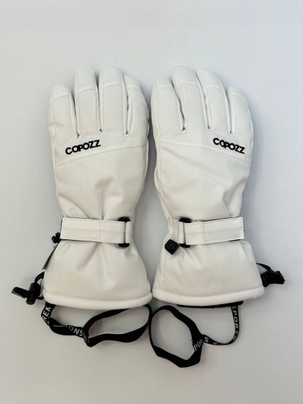 Перчатки горнолыжные сноубордические Copozz (белый, L) в Волгограде