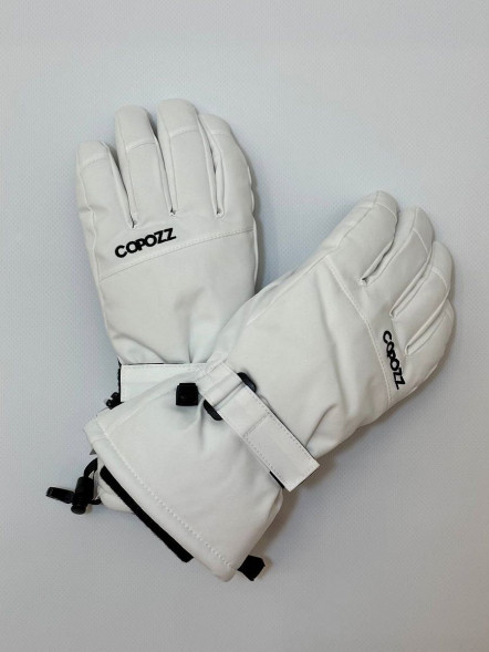 Перчатки горнолыжные сноубордические Copozz (белый, L) в Волгограде