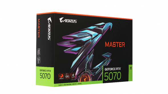 Видеокарта Gigabyte GeForce RTX 5070 AORUS MASTER, 12 ГБ GDDR7 в Волгограде