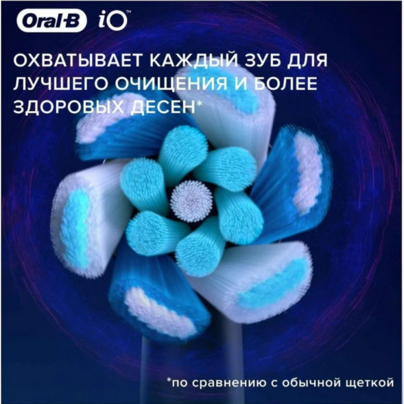 Сменные насадки Oral-B iO Series Ultimate Clean 360, 8 шт., черный в Волгограде