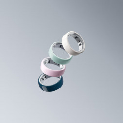 Умное кольцо Oura Ring 4 Ceramic (размер 6), Темная ночь/Midnight