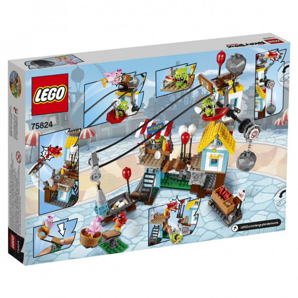 Конструктор LEGO Angry Birds 75824 Разгром Свинограда в Волгограде