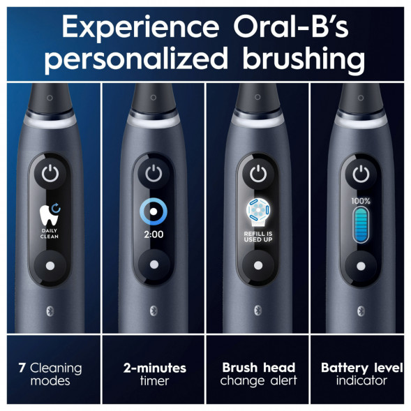 Электрическая зубная щетка Oral-B iO Series 9s (387071), Black Onyx в Волгограде