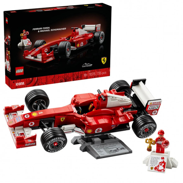 Конструктор LEGO Icons 11375 Ferrari F2004 и Михаэль Шумахер в Волгограде
