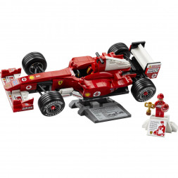 Конструктор LEGO Icons 11375 Ferrari F2004 и Михаэль Шумахер