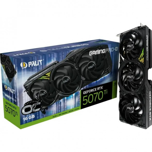 Видеокарта Palit NVIDIA GeForce RTX 5070TI PA-RTX5070TI GAMINGPRO-S OC 16ГБ GDDR7 в Волгограде
