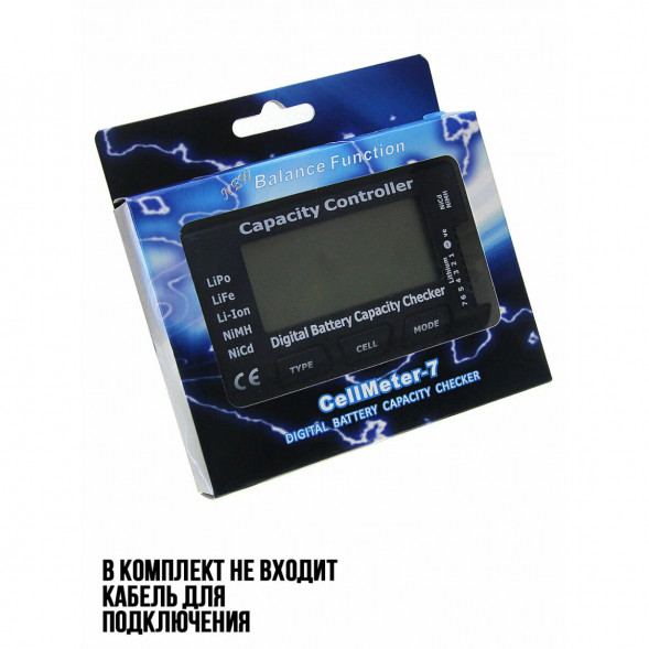 Тестер ёмкости аккумулятора CellMeter-7 с функцией балансировки ячеек в Волгограде