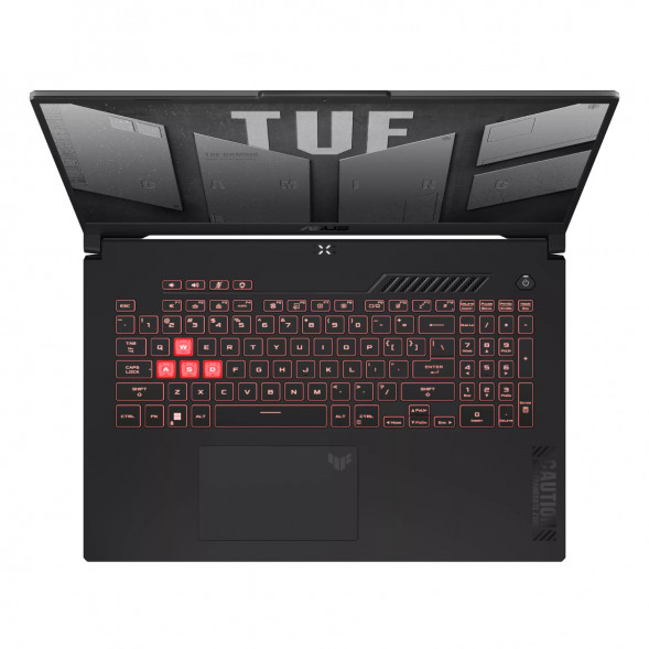 Ноутбук ASUS TUF Gaming A17 FA707NUG-HX156 (17.3&amp;quot;, IPS, 6 ядер, AMD Ryzen 7 7445HS 3.2 ГГц, 16 ГБ DDR5, SSD 512 ГБ, NVIDIA GeForce RTX 4050 - 6 ГБ, без ОС), черный в Волгограде