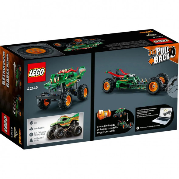 Конструктор LEGO Technic 42149 Монстер Джем «Дракон» в Волгограде