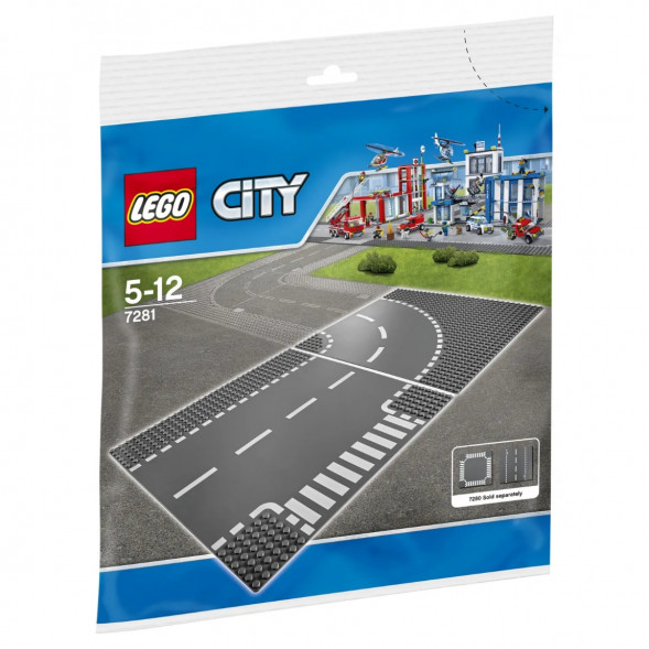 Конструктор LEGO City 7281 Т-образный перекрёсток и поворот в Волгограде