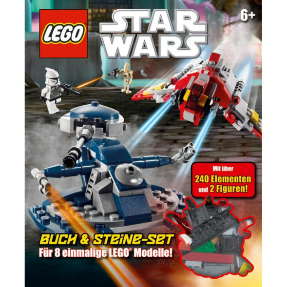 Книга и набор кубиков LEGO Star Wars Buch &amp;amp; Steine-Set Fur 8 einmalige Lego Modelle! в Волгограде
