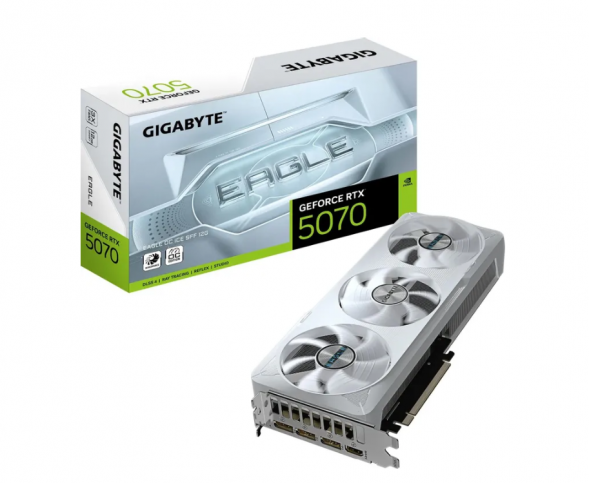 Видеокарта Gigabyte RTX 5070 EAGLE OC ICE SFF 12G, 12 Гб GDDR7 в Волгограде