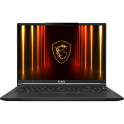 Ноутбук игровой MSI Stealth 16 AI A2HWGG-085XRU (16&amp;quot;, Intel Core Ultra 7, 32ГБ, 1ТБ SSD, RTX 5070, FreeDOS), черный