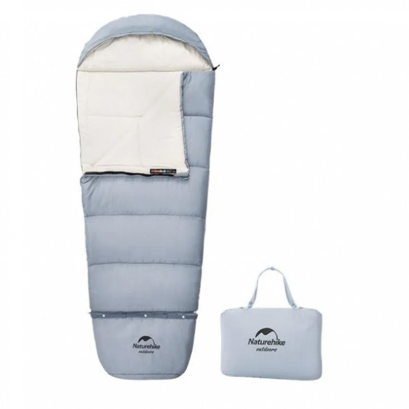 Спальный мешок Naturehike C180 (190x75см), голубой в Волгограде