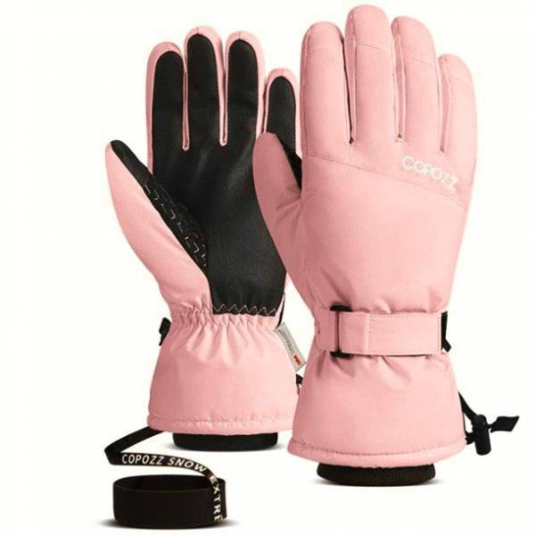 Перчатки горнолыжные сноубордические Copozz (розовый, M) в Волгограде