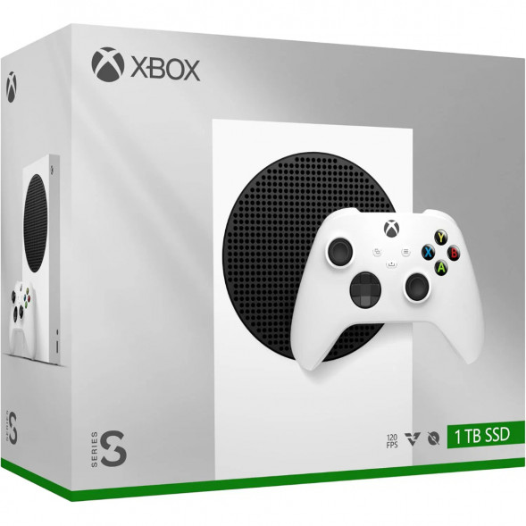 Игровая приставка Microsoft Xbox Series S, 1 ТБ, белый в Волгограде