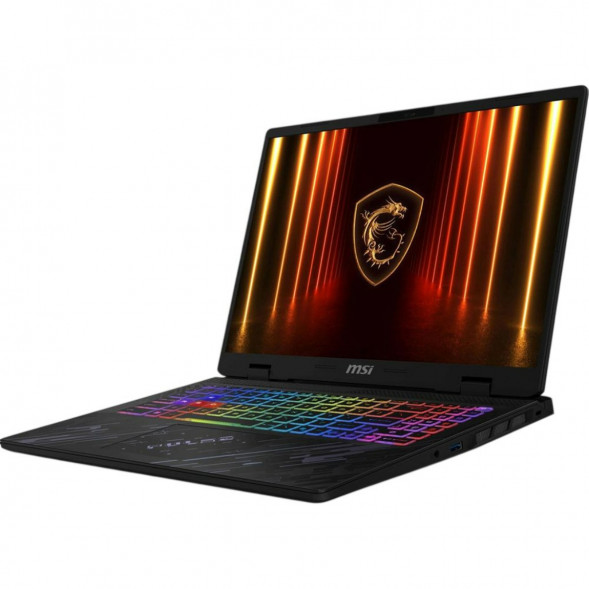 Ноутбук игровой MSI Pulse A16 AI+ C3HWGKG-030XRU (16&amp;quot;, IPS, AMD Ryzen AI 7 350 2ГГц, 8 ядер, 32ГБ DDR5, 1ТБ SSD, NVIDIA GeForce RTX 5070, TGP 115Вт, FreeDOS) черный в Волгограде