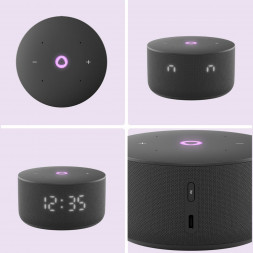 Умная колонка Яндекс Станция Мини 3 c Алисой на YandexGPT, чёрная