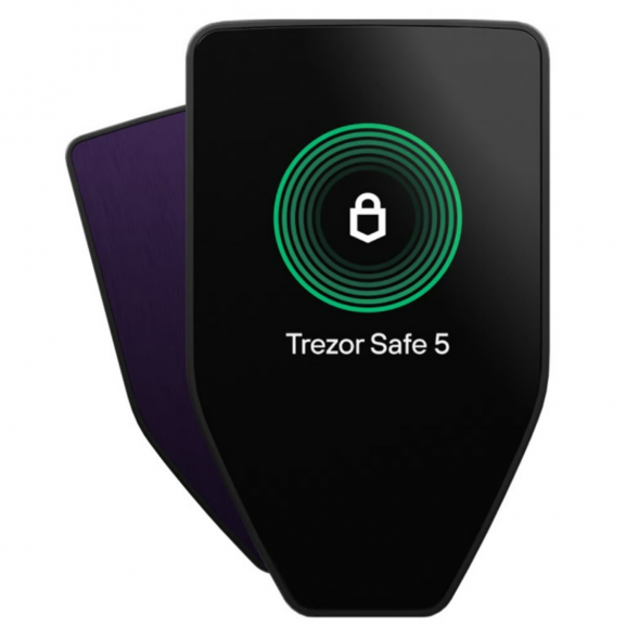 Аппаратный криптокошелек Trezor Safe 5, Violet Ore в Волгограде