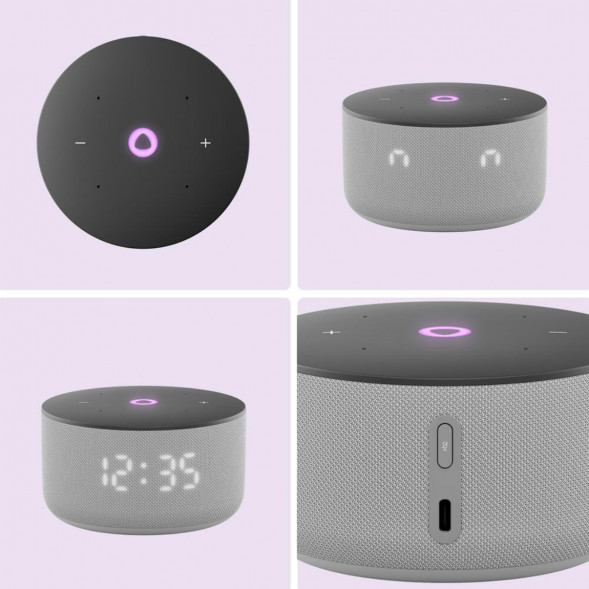 Умная колонка Яндекс Станция Мини 3 c Алисой на YandexGPT, серая в Волгограде