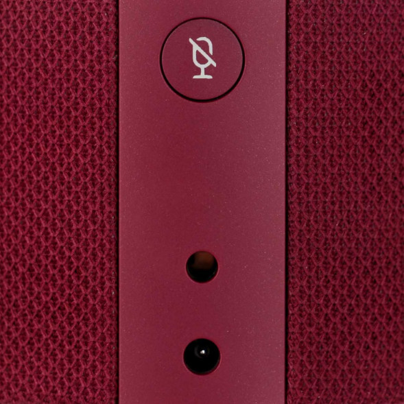 Умная колонка Яндекс Новая Станция Мини (с часами) - умная колонка с Алисой, красный гранат в Волгограде