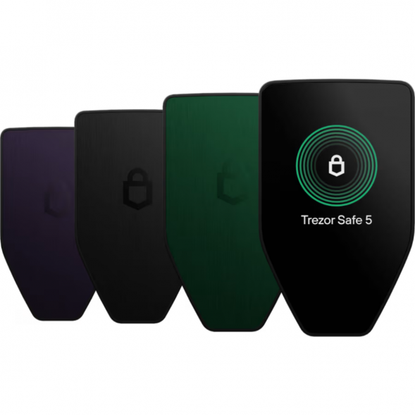 Аппаратный криптокошелек Trezor Safe 5, Green Beryl в Волгограде