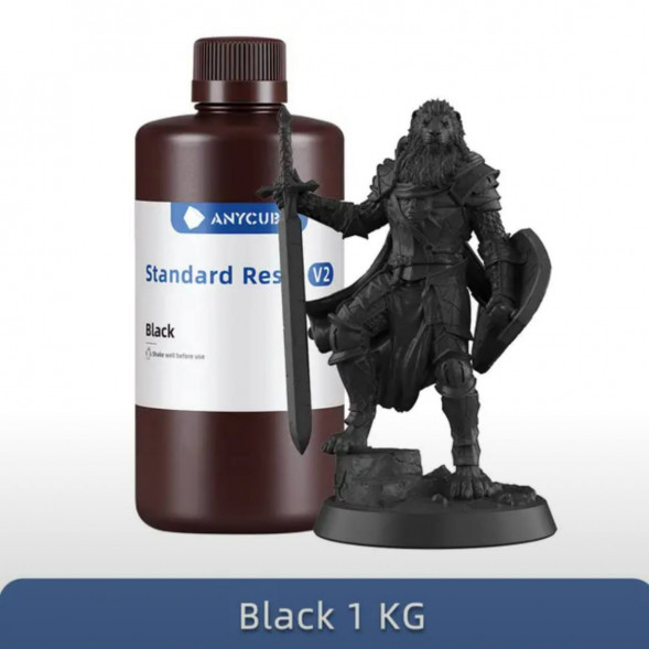 Смола для 3D печати ANYCUBIC Standart Resin V2 Black 1 Кг в Волгограде