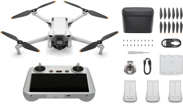Квадрокоптер DJI Mini 3 Fly More Combo Plus (DJI RC) в Волгограде