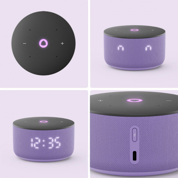 Умная колонка Яндекс Станция Мини 3 c Алисой на YandexGPT, лиловая в Волгограде