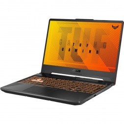 Ноутбук ASUS TUF Gaming A15 FA506NCG-HN330 (15.6", IPS, AMD Ryzen 7 8845HS 3.8ГГц, 8-ядерный, 16ГБ DDR5, 512ГБ SSD, NVIDIA GeForce RTX 3050 - 4 ГБ, без ОС), черный