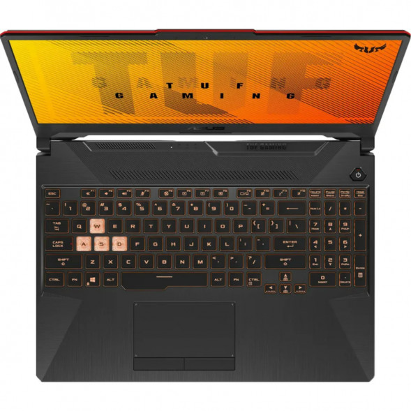 Ноутбук ASUS TUF Gaming A15 FA506NCG-HN330 (15.6&amp;quot;, IPS, AMD Ryzen 7 8845HS 3.8ГГц, 8-ядерный, 16ГБ DDR5, 512ГБ SSD, NVIDIA GeForce RTX 3050 - 4 ГБ, без ОС), черный в Волгограде