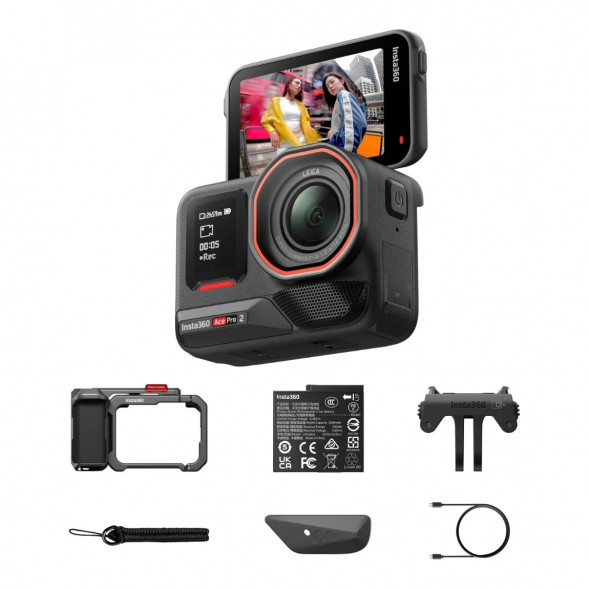 Экшн-камера Insta360 Ace Pro 2 Single Battery Xplorer Bundle, Gray в Волгограде