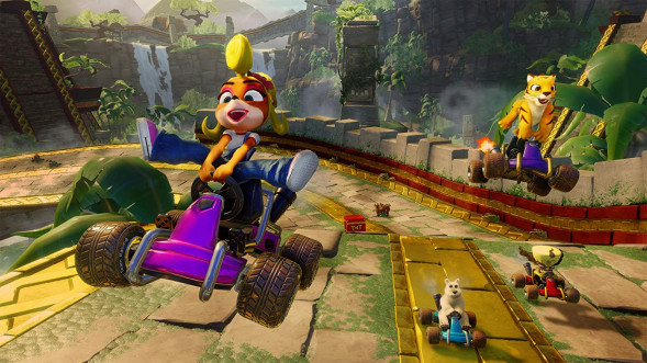Игра Crash Team Racing Nitro-Fueled для Nintendo Switch, картридж в Волгограде